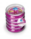Ribbed Glass Candle Pink Orchid 120g