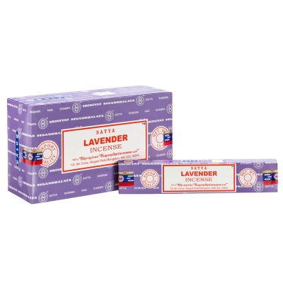 Satya Lavender Incense Sticks X 12 Pack