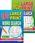 Mega Large Print Word Search Book 3 & 4