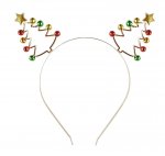 CHRISTMAS HEADBAND METAL WITH BELLS