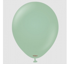 Kalisan 5" Retro Winter Green Latex Balloon 100 Pack