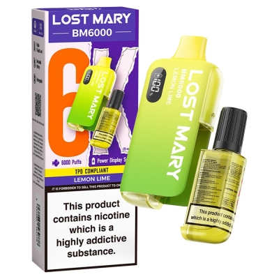 Lost Mary BM6000 Vape Lemon Lime