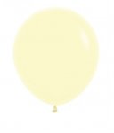 Sempertex 18" Pastel Matte Yellow Latex Balloons 25Pack