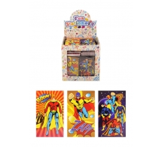 Super Hero 9.3cm X 5.5cm Notebook X 168 ( 9p Each )