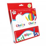 Kids Create Activity Pack Of Chalks And Wiper