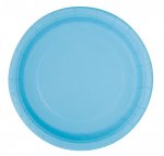 8 Inch Powder Blue Dinner Plates