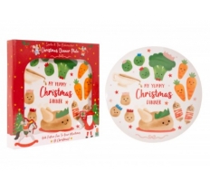 Christmas Santa & The Nutcracker Kids Dinner Plate