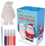 Christmas Paint Your Own Santa Squishy 15cm