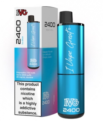 IVG 2400 Puff Disposable Vape Ice Blue