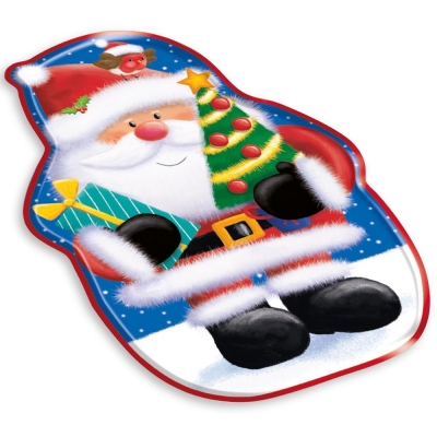 Christmas Melamine Santa Character Tray