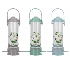 Green Hanging Bird Seed Feeder 23cm