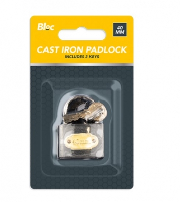 Cast Iron Padlock 40mm