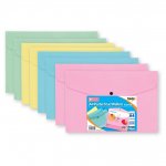 Tiger A4+ Pastel Stud Wallet 8 Per Pack