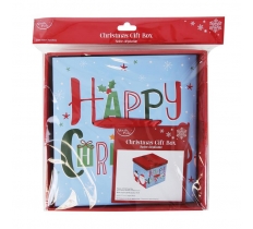 Christmas Square Flat Pack Gift Box