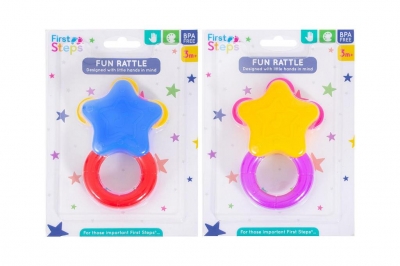 First Steps Star Rattle ( Assorted Colours )