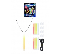 Glow Sticks 8 Pack (10cm) with Lanyards