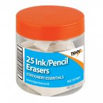 Tiger Ink & Pencil Erasers In A Tub X 25