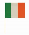 IRELAND HAND FLAG WITH STICK (29CM X 17CM)