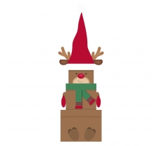 Plush Gift Box Set 3 Piece- Reindeer