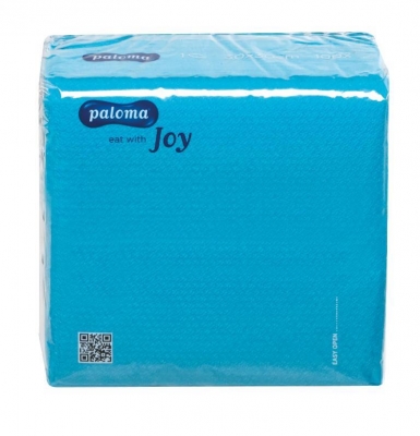 1 Ply Napkins Blue 30cm x 30cm 100 Pack