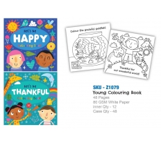 Thankful Joyful Happy Coloring Book (ZERO VAT)