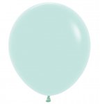 Pastel Matte Solid Green 18" Latex Balloons