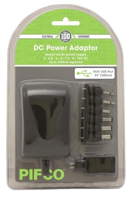 Pifco Ac/Dc Adaptor 1500Ma