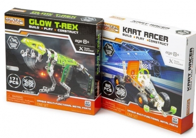 Metal Tech Build Your own T-Rex / Kart Racer ( Assorted )