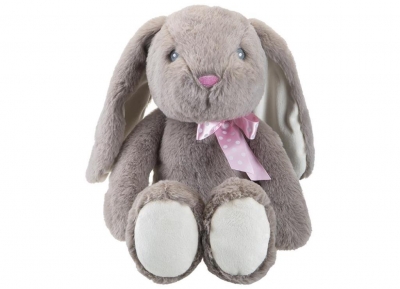 Sitting Floppy Pippin Rabbit 30cm Grey Colour