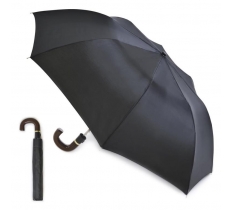 Mens Auto Folding Umbrella In Black