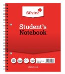 Silvine Twin Wire Students Notebook 203mm X 163mm 120 Pages