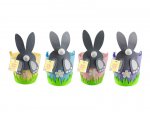 Easter Pom Pom Bunny Basket ( Assorted Colours )