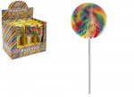 Rainbow Swirl Candy Lolly On Stick 40gm