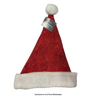 Shiny Santa Hat 30 x 41cm