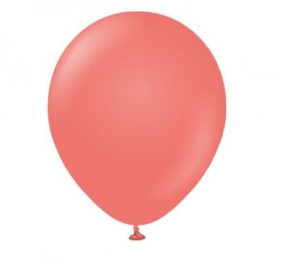 Kalisan 12" Standard Coral Latex Balloons 100 Pack