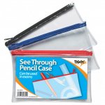 Tiger Small Flat Exam Pencil Case