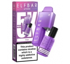 Elf Bar AF5000 Puff Rechargeable Vape Grape