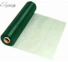 Eleganza Soft Sheer Organza 29cm X 25M Green