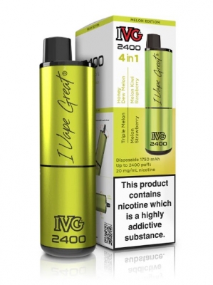 IVG 2400 Puff 4 In 1 Disposable Vape Melon Edition