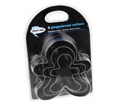 Chef Aid Gingerbread Cutters Set Of 3