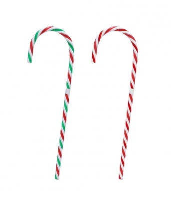 Christmas Candy Cane Decoration 30cm ( Assorted Designs )