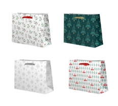 Christmas Traditional Luxury Large Gift Bag ( Assorted Designs )