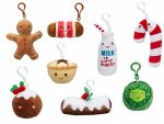 Softlings Christmas Foodies Clip On 12cm 8 Assorted