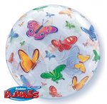 Single Bubble Butteflies 22" Balloon