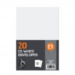 C5 White Envelopes 20 Pack