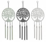 Metal Tree Of Life Wind Chime 3 Assorted