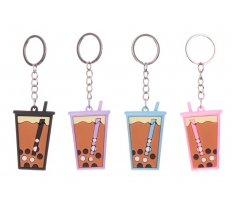 Bubble Tea 3d Keyring 4 Assorted