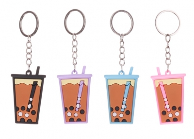 Bubble Tea 3d Keyring 4 Assorted