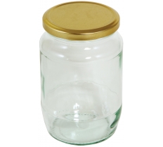 Tala Round Pickling Jar Gold Screw Lid 900g / 32oz