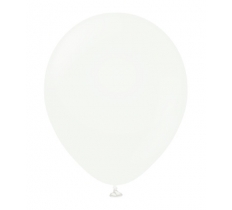 Kalisan 18" Standard White Latex Balloon 25 Pack